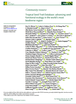 Tropical Seed Trait Database: advancing seed functional ecology in the worlds most biodiverse region