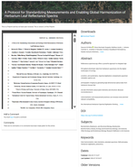 A Protocol for Standardizing Measurements and Enabling Global Harmonization of Herbarium Leaf Reflectance Spectra